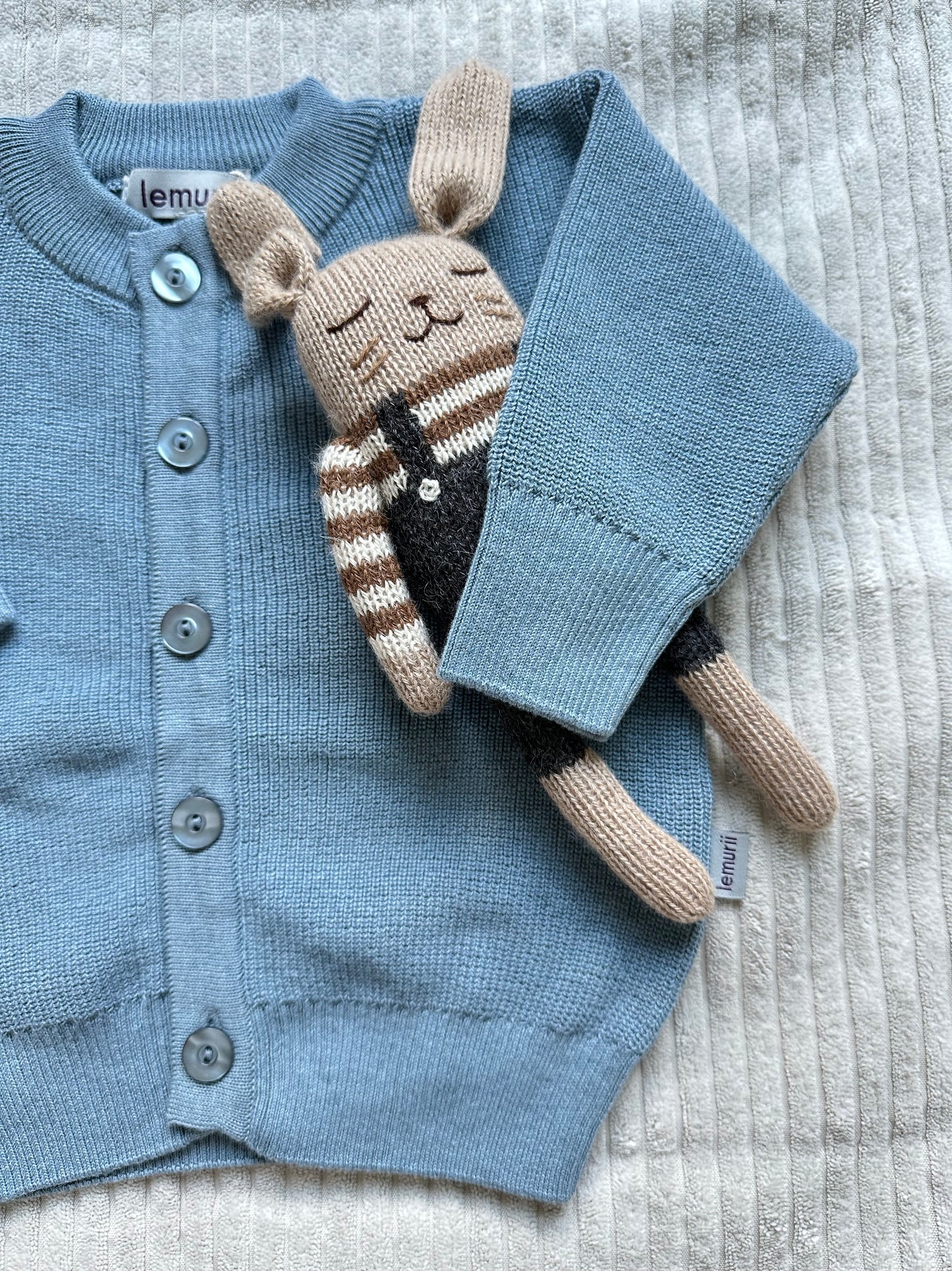 Strickjacke ,,Lenny,, windward blue