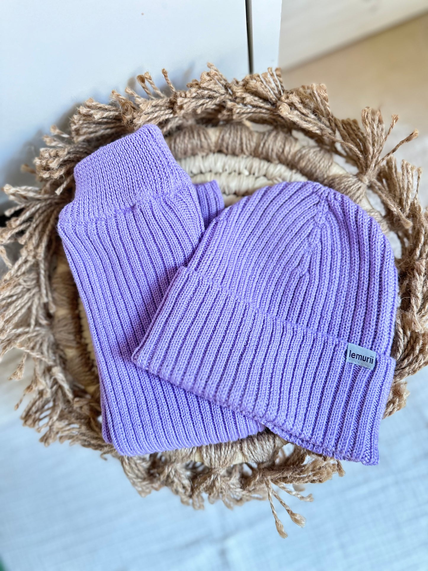 Mütze ,,Mika,, lavender