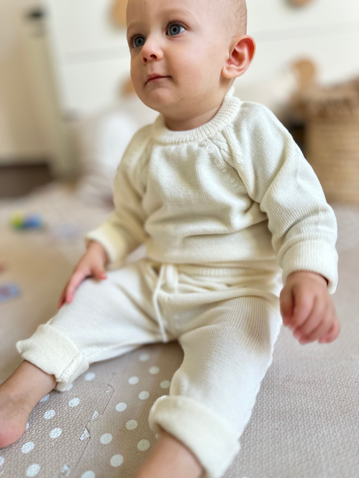 Set Hose & Pullover ,,Joe & Flynn,, cream