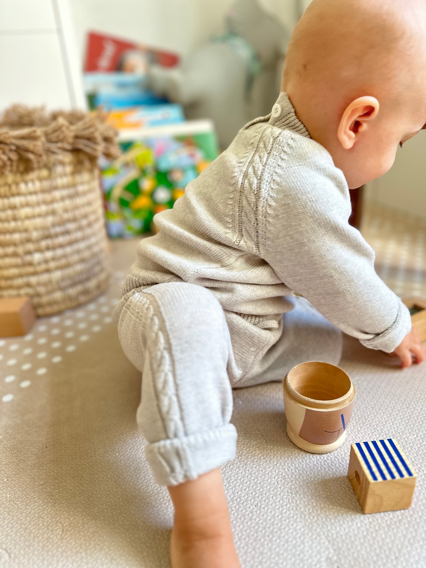 Set Hose & Pullover ,,Joe & Flynn,, hellgrau