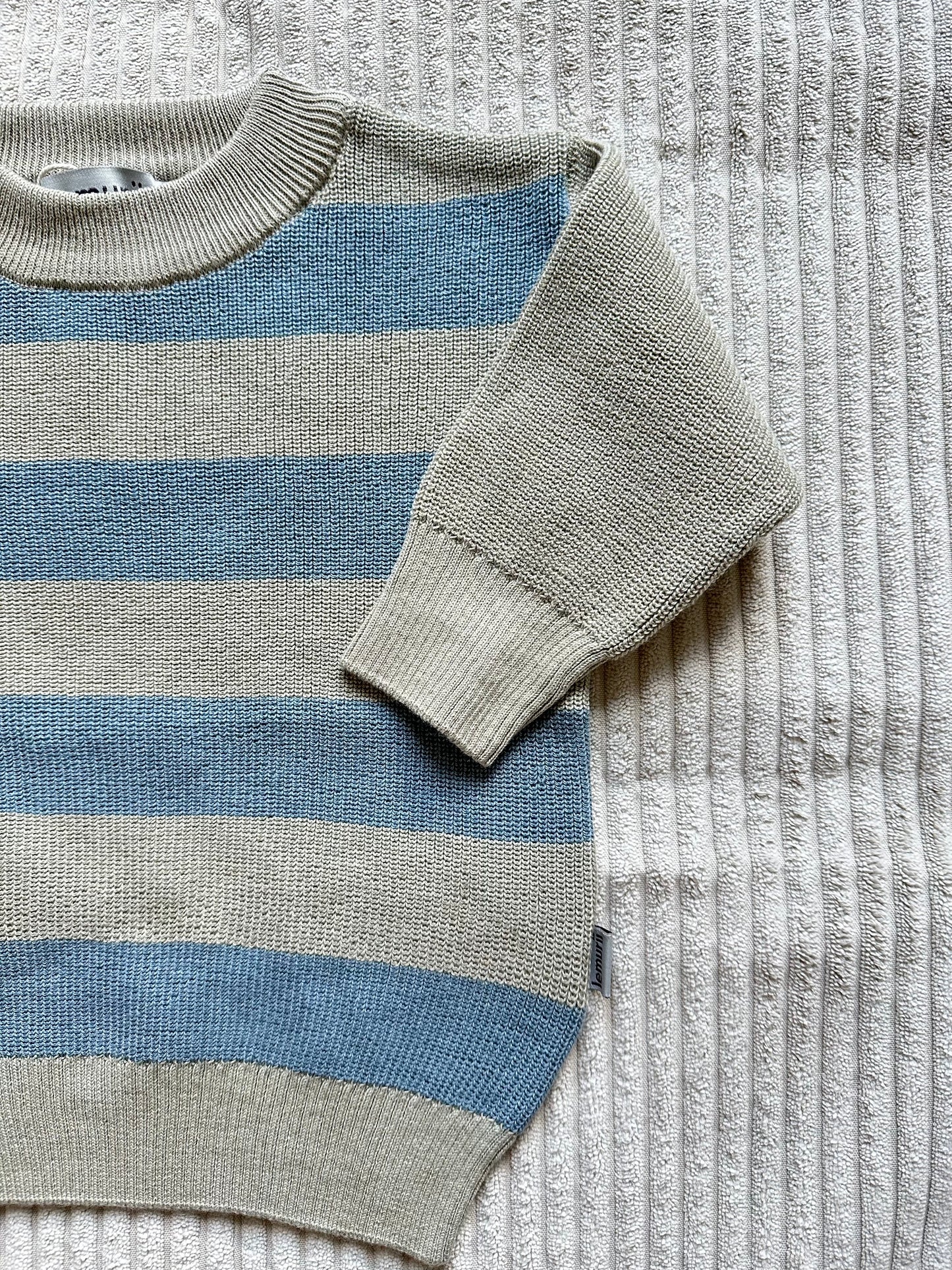 Pullover ,,Tory,, Streifen windward blue/desert sage