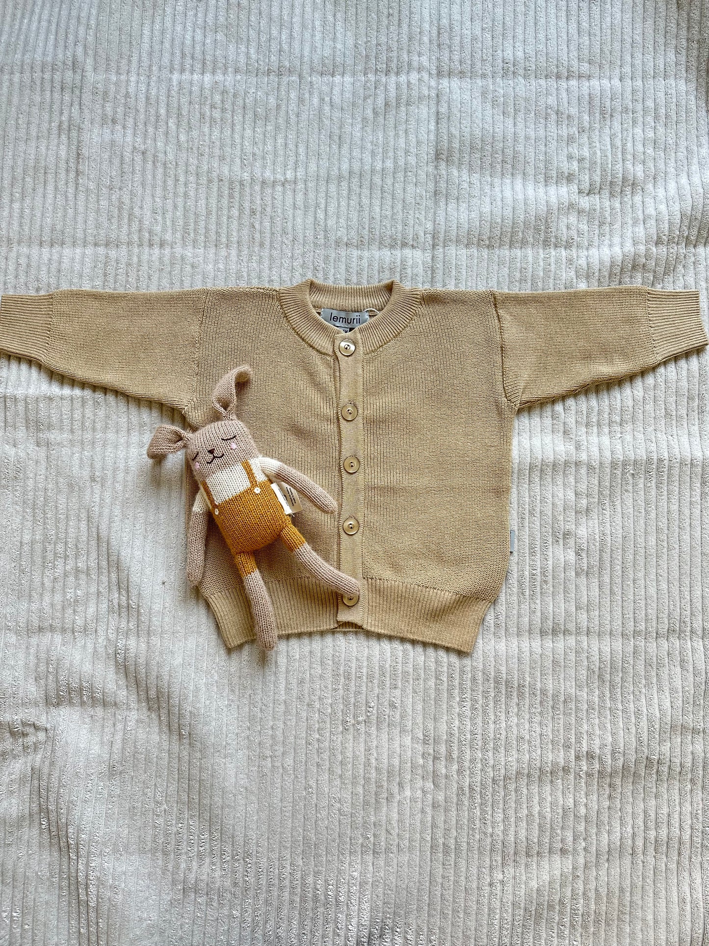 Strickjacke ,,Lenny,, sand