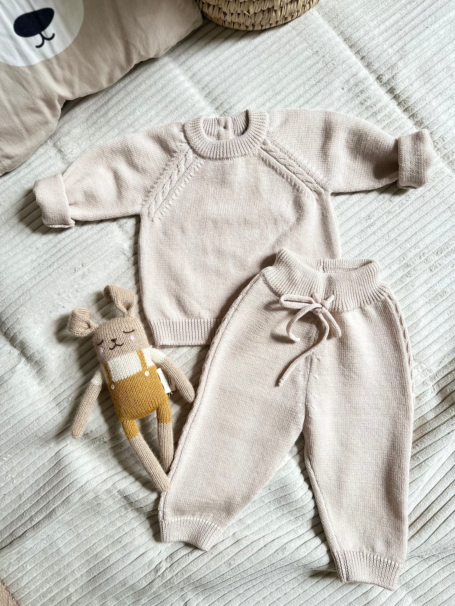 Set Hose & Pullover ,,Joe & Flynn,, beige