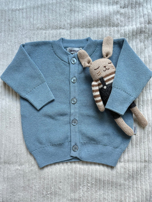 Strickjacke ,,Lenny,, windward blue