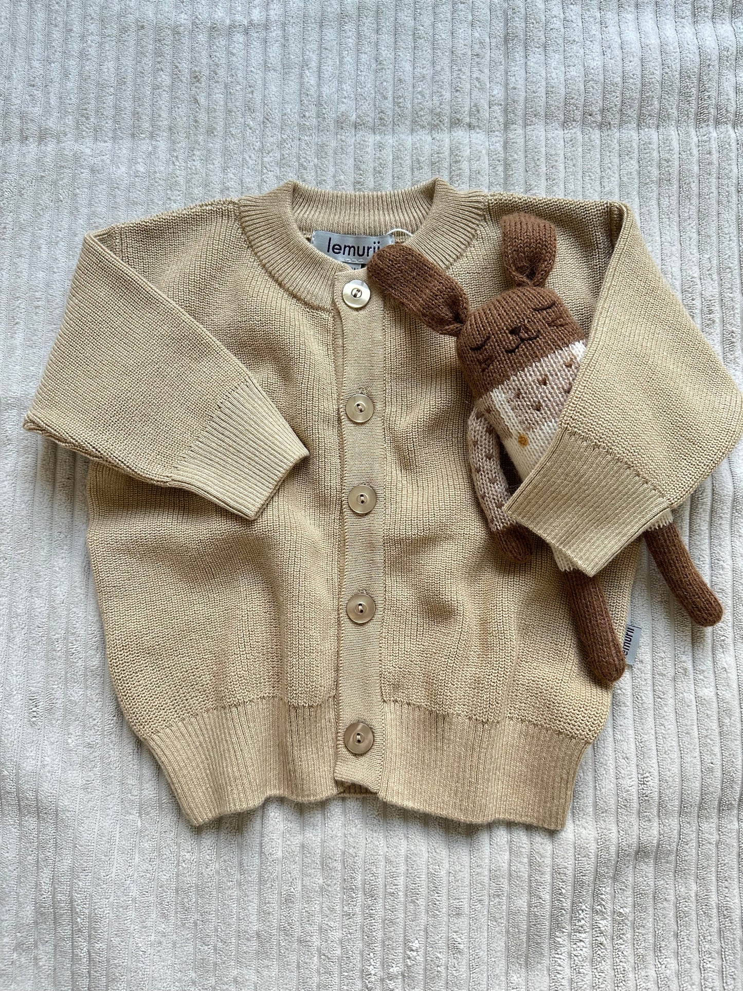 Strickjacke ,,Lenny,, sand