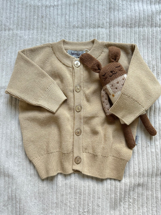 Strickjacke ,,Lenny,, sand